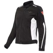 GIACCA DA MOTO DONNA TRAFORATA IMPERMEABILE DAINESE HYDRAFLUX 2 AIR D-DRY LADY BLACK/WHITE