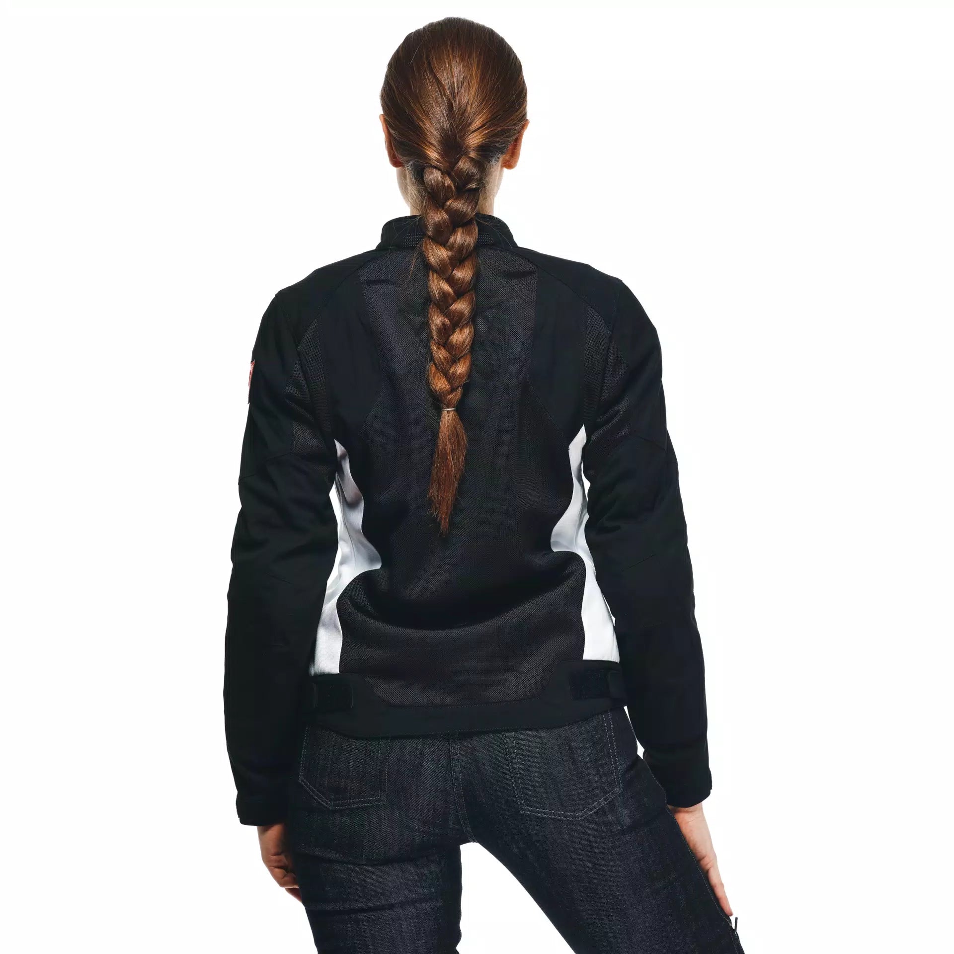 GIACCA DA MOTO DONNA TRAFORATA IMPERMEABILE DAINESE HYDRAFLUX 2 AIR D-DRY LADY BLACK/WHITE