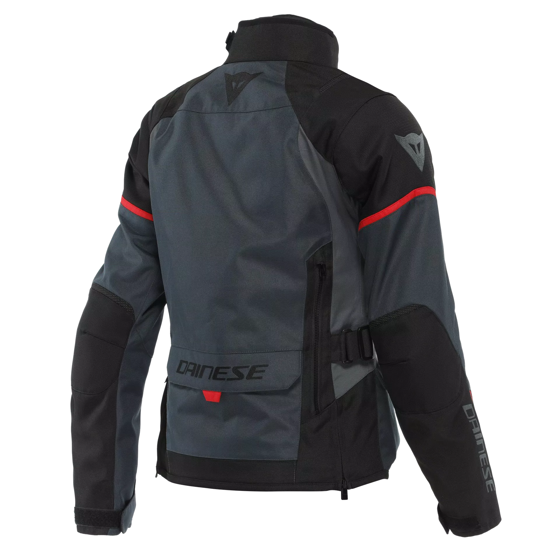 DAINESE GIACCA MOTO TEMPEST 3 D-DRY IMPERMEABILE EBONY/NERO/ROSSO - Sestamarcia Racing Part Italia S.r.l.
