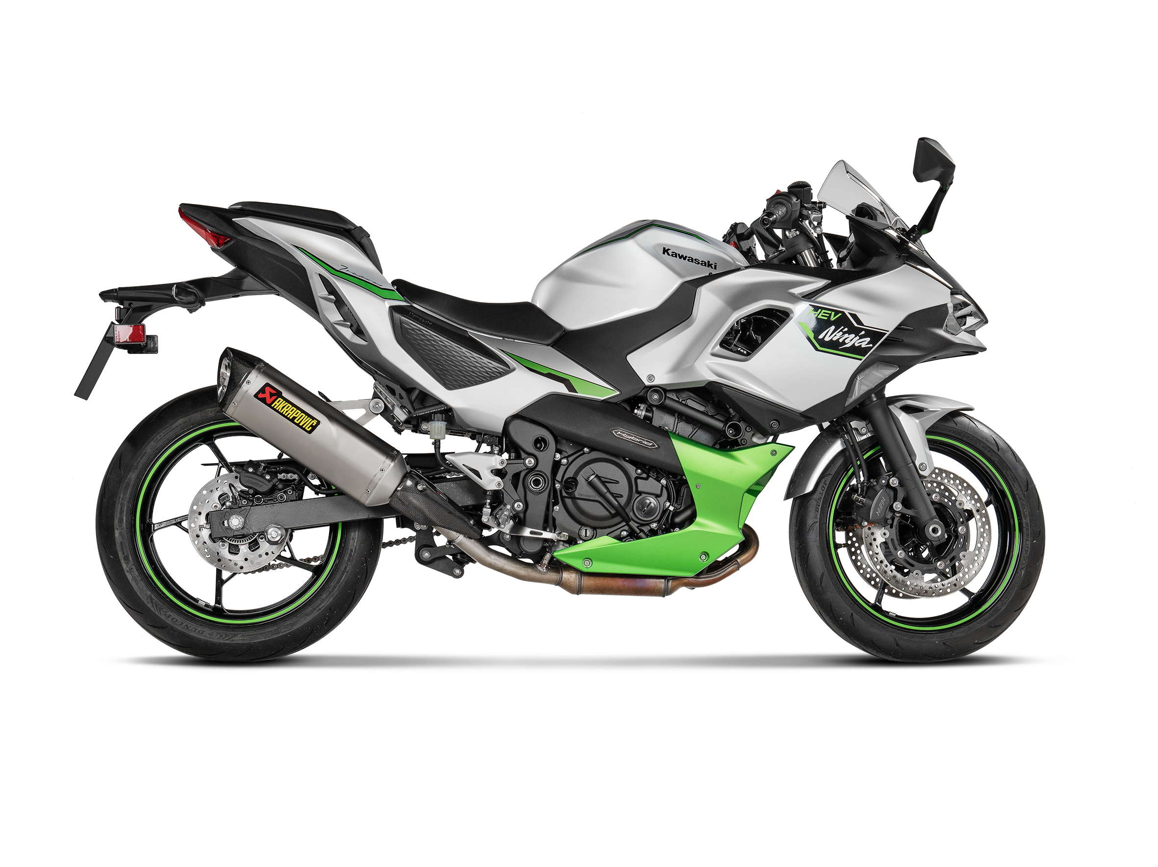 AKRAPOVIC TERMINALE TITANIO KAWASAKI NINJA 7 HYBRID 2024-25 - AKRAPOVIC immagine 2