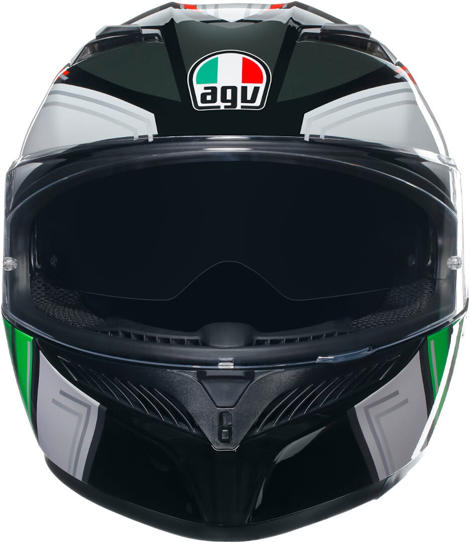 CASCO INTEGRALE AGV K3 WING NERO/ITALIA - Sestamarcia Racing Part Italia S.r.l.