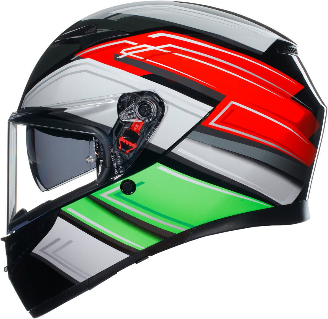 CASCO INTEGRALE AGV K3 WING NERO/ITALIA - Sestamarcia Racing Part Italia S.r.l.