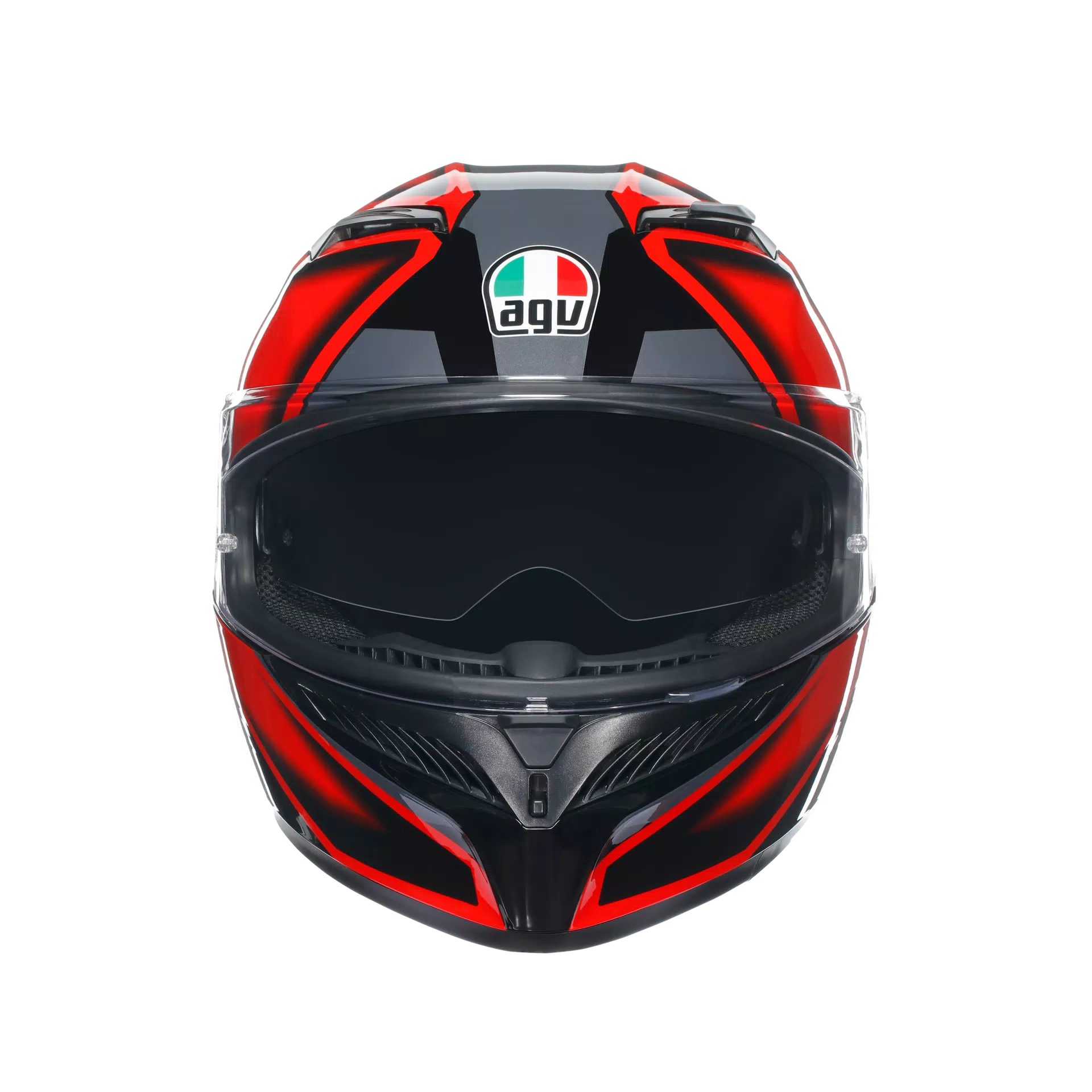 CASCO INTEGRALE AGV K3 COMPOUND NERO/ROSSO - Sestamarcia Racing Part Italia S.r.l.