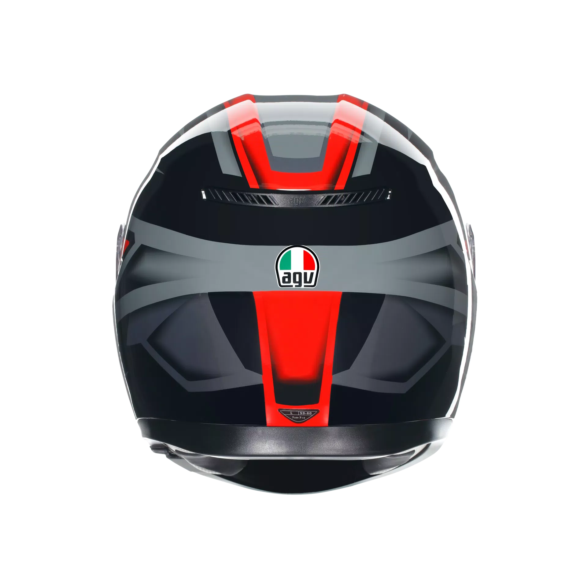CASCO INTEGRALE AGV K3 COMPOUND NERO/ROSSO - Sestamarcia Racing Part Italia S.r.l.