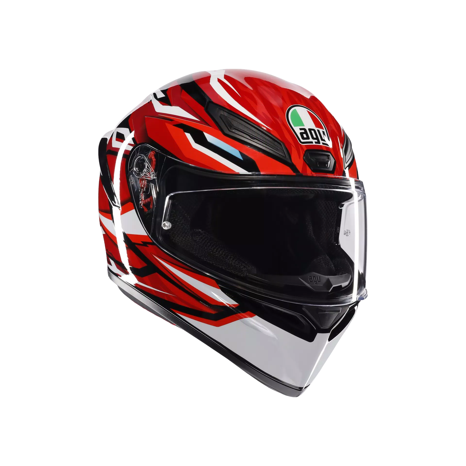 CASCO INTEGRALE AGV K1S LION NERO/ROSSO/BIANCO - Sestamarcia Racing Part Italia S.r.l.