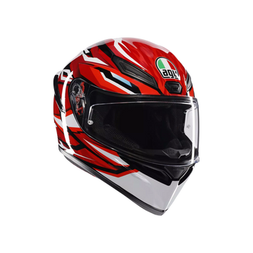 CASCO INTEGRALE AGV K1S LION NERO/ROSSO/BIANCO - Sestamarcia Racing Part Italia S.r.l.