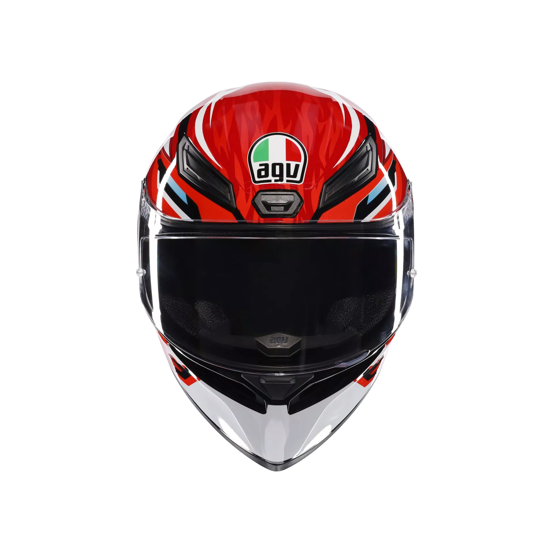 CASCO INTEGRALE AGV K1S LION NERO/ROSSO/BIANCO - Sestamarcia Racing Part Italia S.r.l.