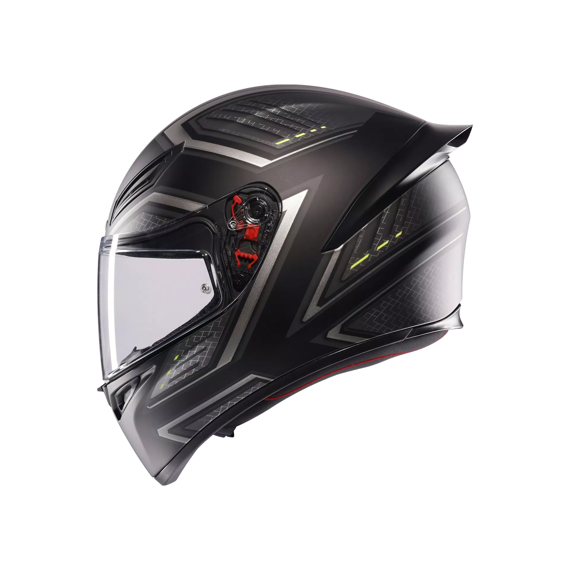 CASCO INTEGRALE AGV K1S SLING NERO OPACO/GRIGIO