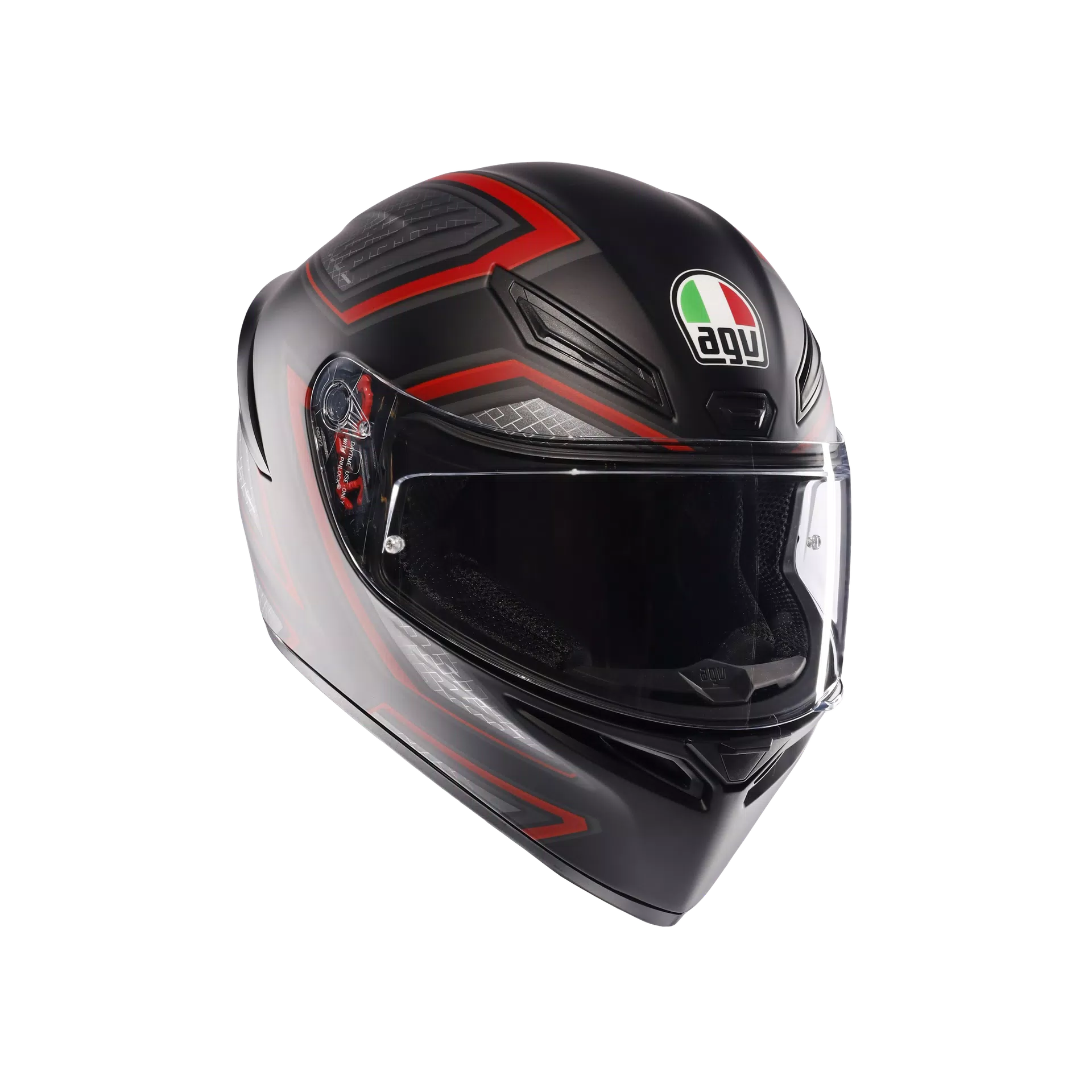 CASCO INTEGRALE AGV K1S SLING NERO OPACO/ROSSO - Sestamarcia Racing Part Italia S.r.l.