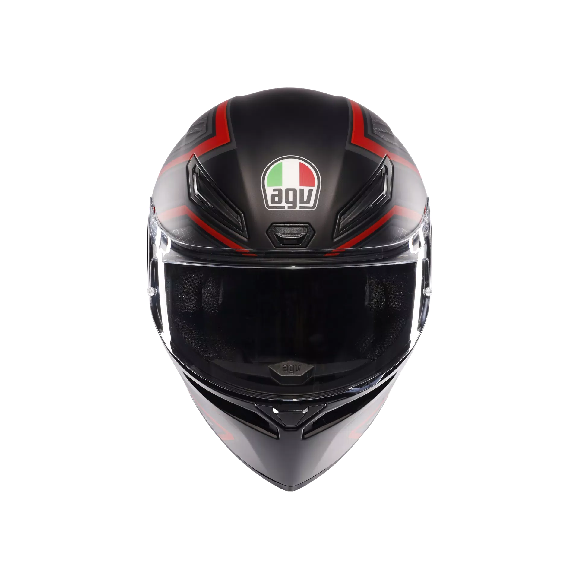 CASCO INTEGRALE AGV K1S SLING NERO OPACO/ROSSO - Sestamarcia Racing Part Italia S.r.l.