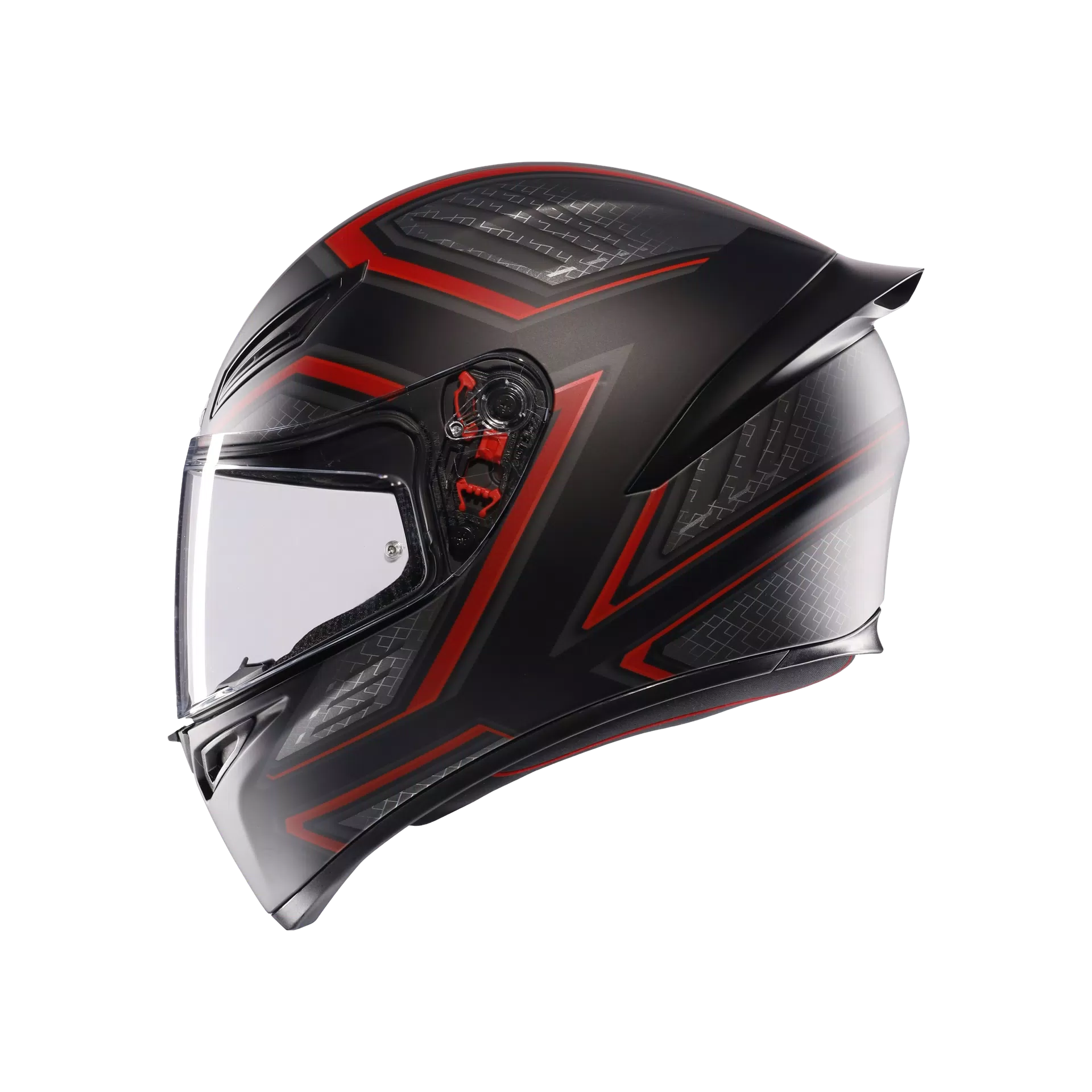 CASCO INTEGRALE AGV K1S SLING NERO OPACO/ROSSO - Sestamarcia Racing Part Italia S.r.l.