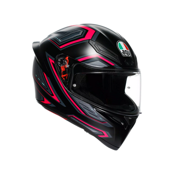 CASCO INTEGRALE AGV K1S SLING NERO OPACO/ROSA - Sestamarcia Racing Part Italia S.r.l.