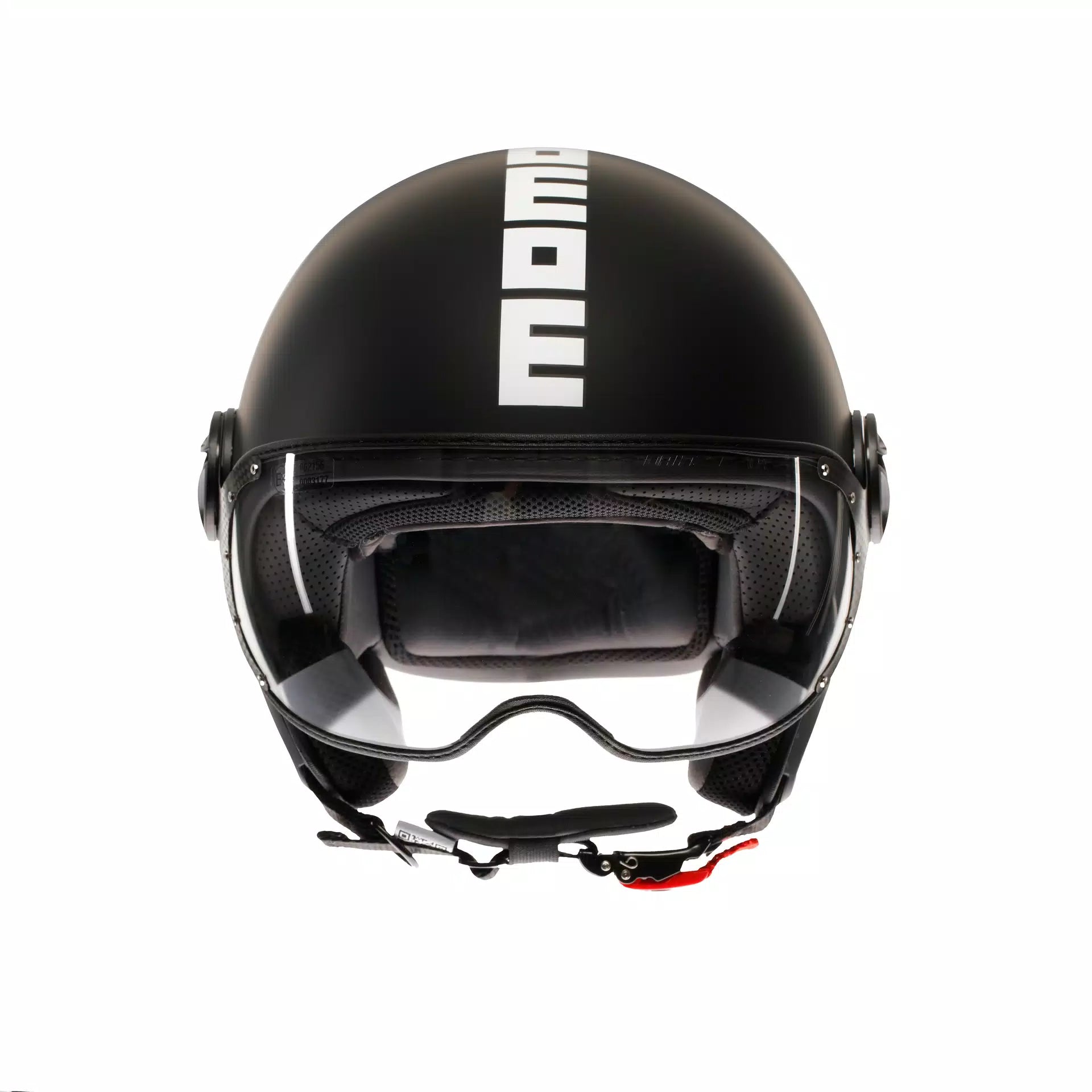 CASCO JET MOMO DESIGN FGTR CLASSIC NERO OPACO/BIANCO - Sestamarcia Racing Part Italia S.r.l.