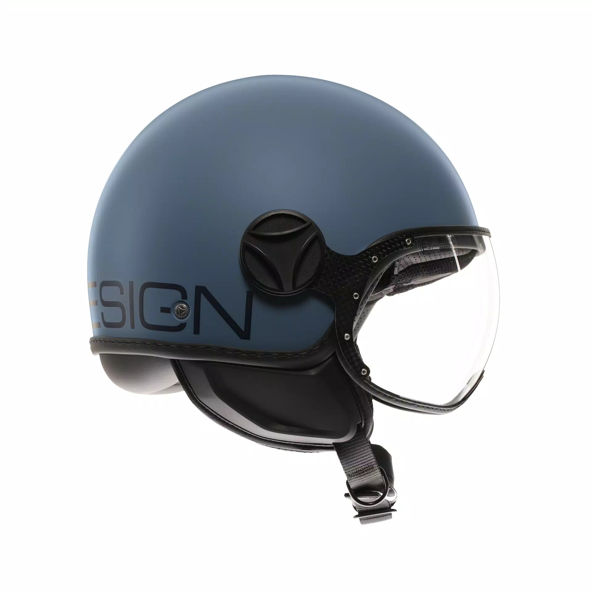 CASCO JET MOMO DESIGN FGTR CLASSIC BLU OPACO - Sestamarcia Racing Part Italia S.r.l.