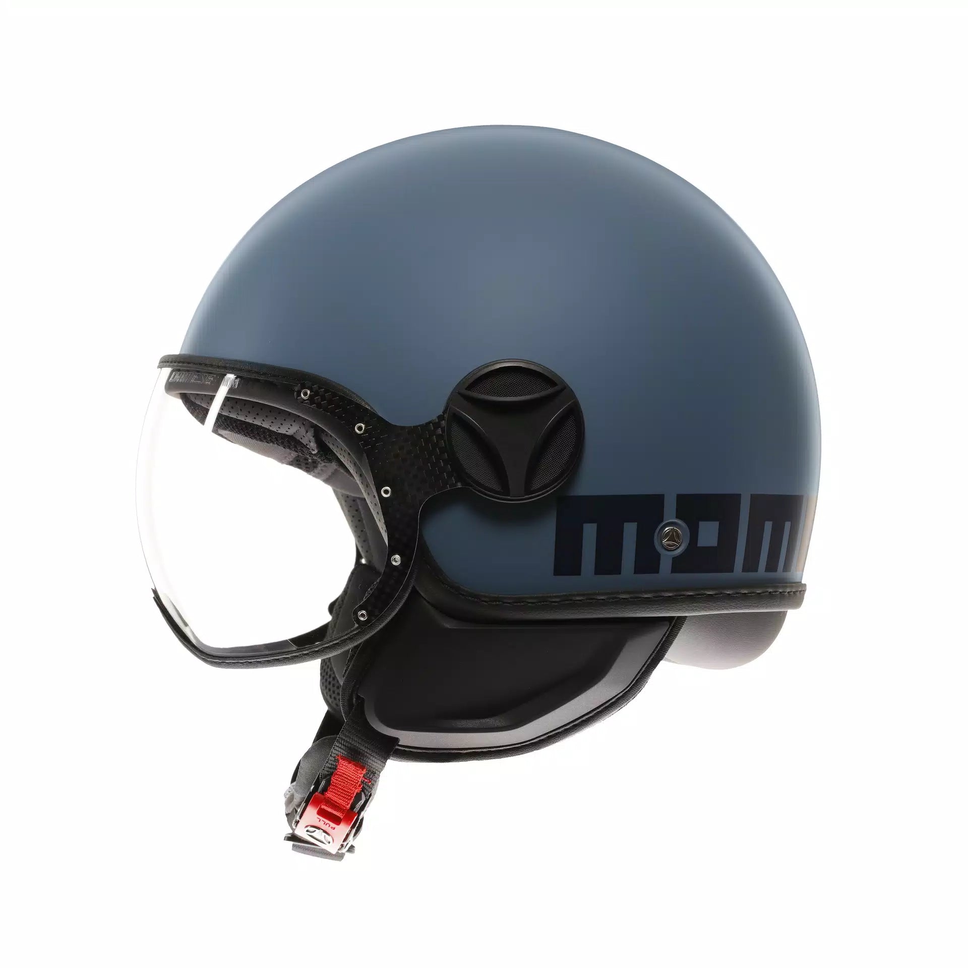 CASCO JET MOMO DESIGN FGTR CLASSIC BLU OPACO - Sestamarcia Racing Part Italia S.r.l.