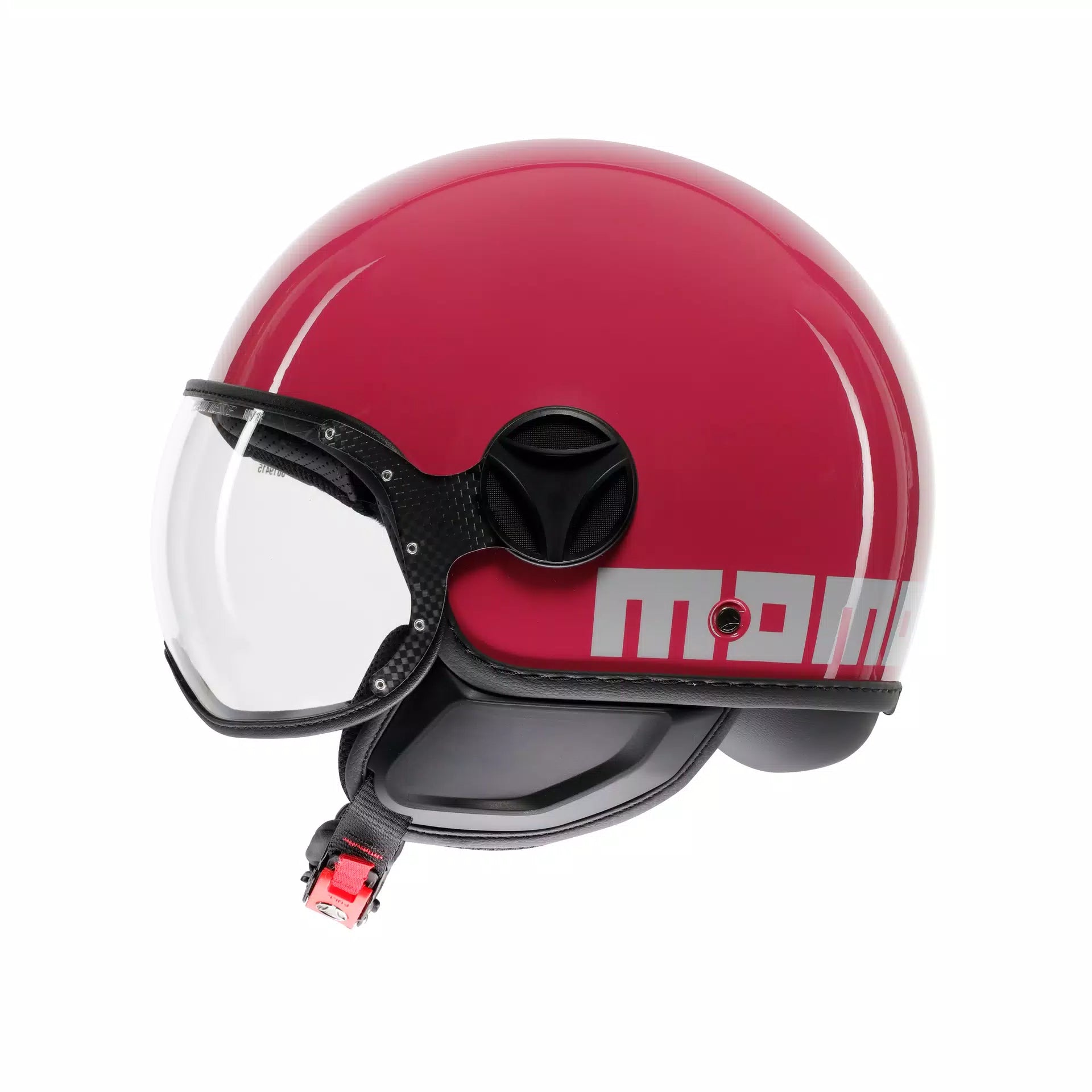 CASCO JET MOMO DESIGN FGTR CLASSIC CANDY FUCSIA/BIANCO - Sestamarcia Racing Part Italia S.r.l.