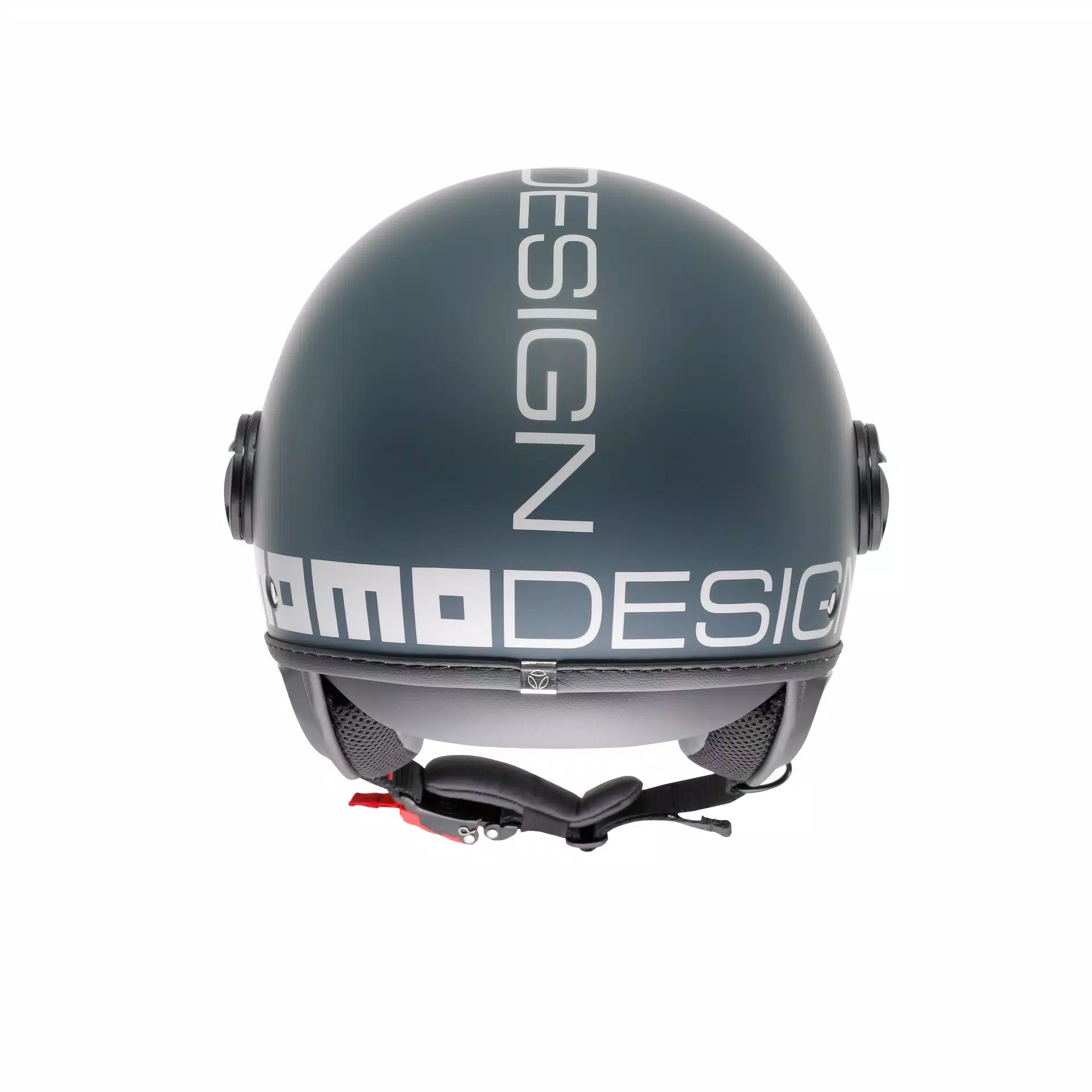 CASCO JET MOMO DESIGN FGTR CLASSIC CANDY GRIGIO OPACO/BIANCO - Sestamarcia Racing Part Italia S.r.l.