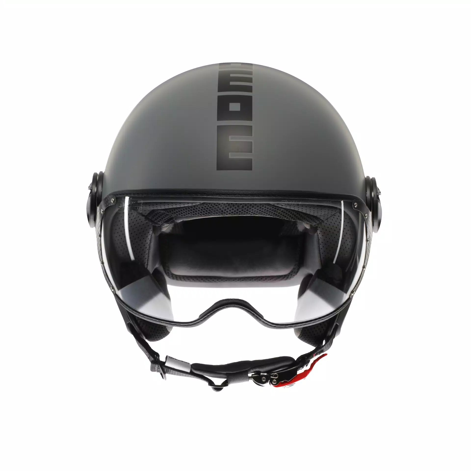 CASCO JET MOMO DESIGN FGTR CLASSIC GRIGIO OPACO/NERO - Sestamarcia Racing Part Italia S.r.l.