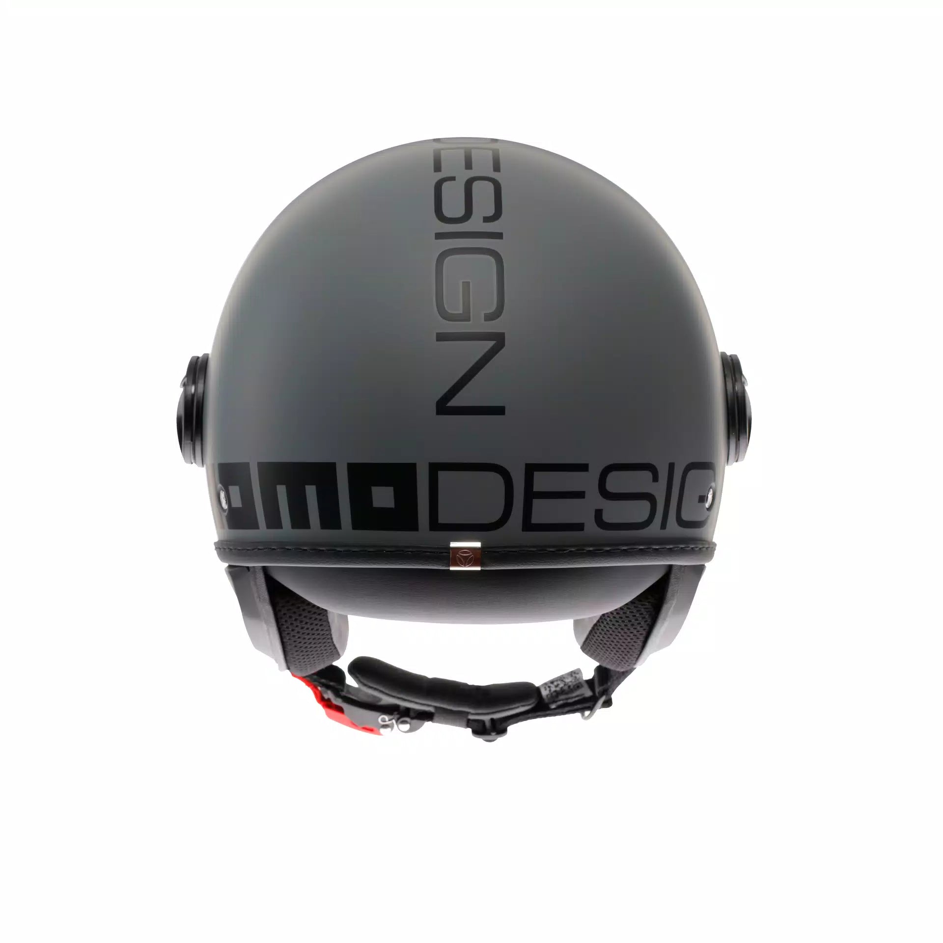 CASCO JET MOMO DESIGN FGTR CLASSIC GRIGIO OPACO/NERO - Sestamarcia Racing Part Italia S.r.l.