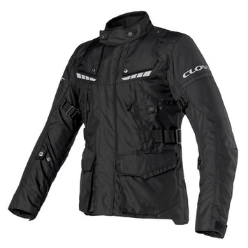 GIACCA IN TESSUTO IMPERMEABILE CLOVER MODELLO SCOUT-4 WP COLORE NERO