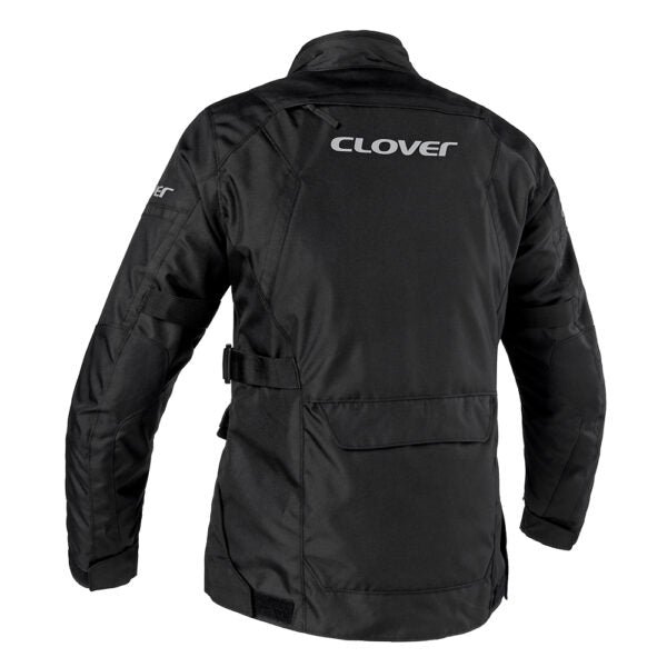 GIACCA IN TESSUTO IMPERMEABILE CLOVER MODELLO SCOUT-4 WP COLORE NERO