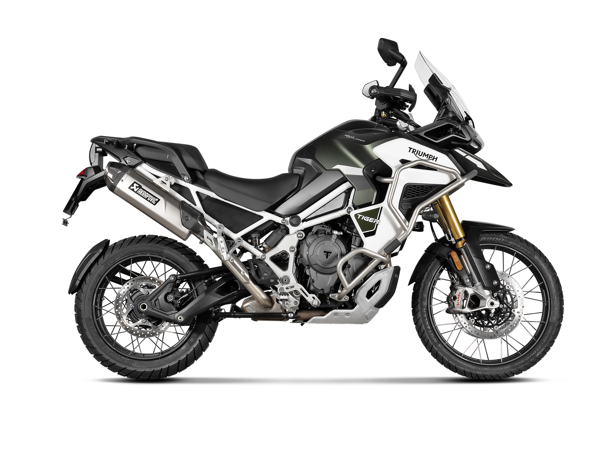 AKRAPOVIC TERMINALE TITANIO TRIUMPH TIGER 1200 RALLY 2022-24 - AKRAPOVIC immagine 2