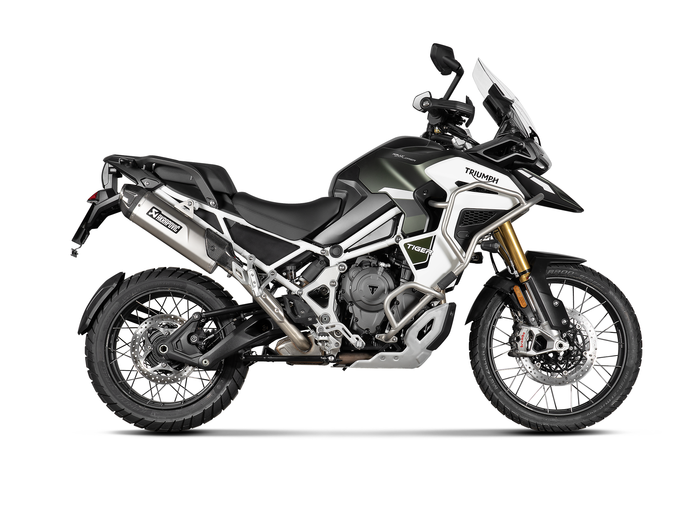 AKRAPOVIC TERMINALE TITANIO TRIUMPH TIGER 1200 RALLY 2022-24 - AKRAPOVIC immagine 2