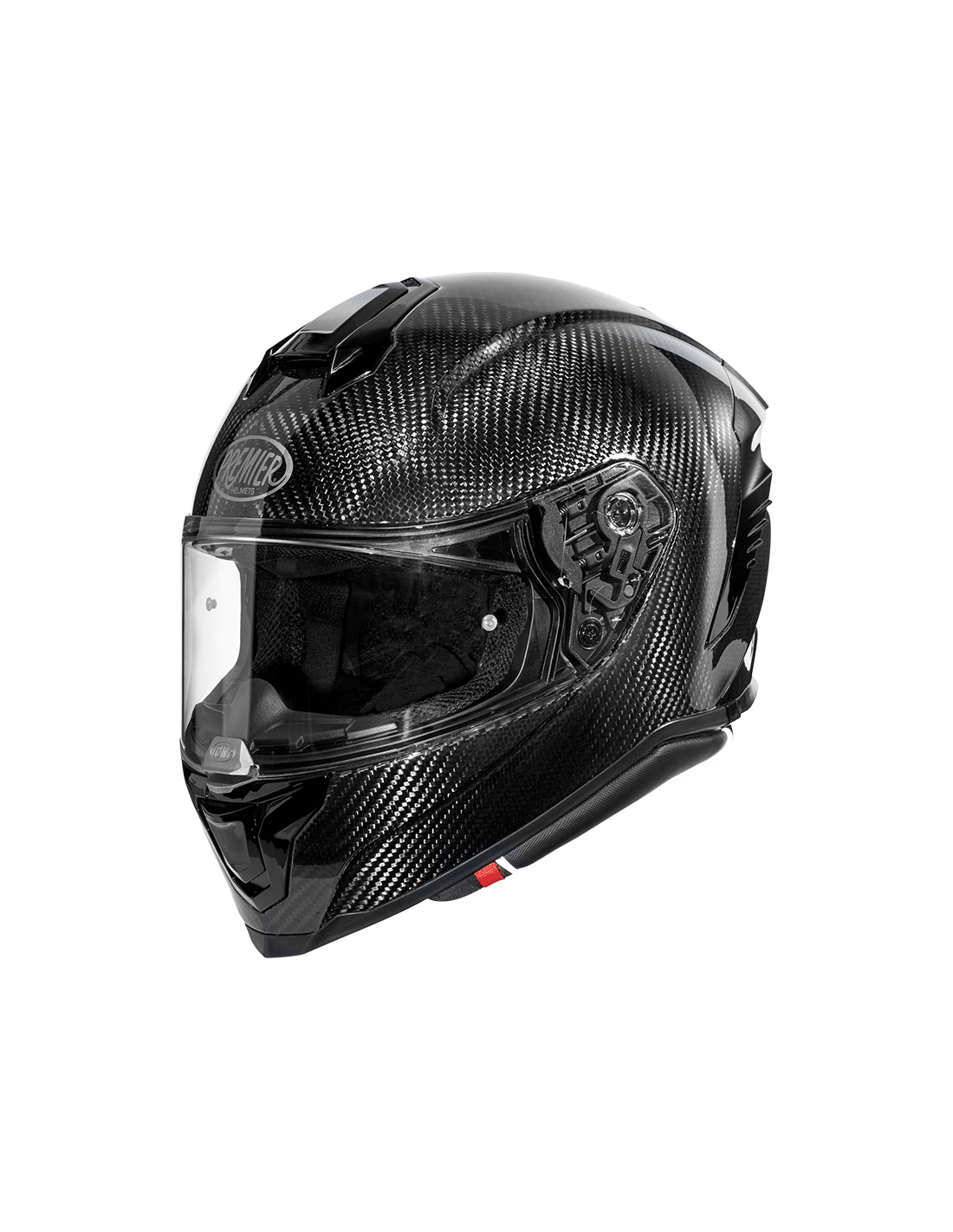 Premier Hyper Carbon full-face motorcycle helmet with sleek design and ventilation features.