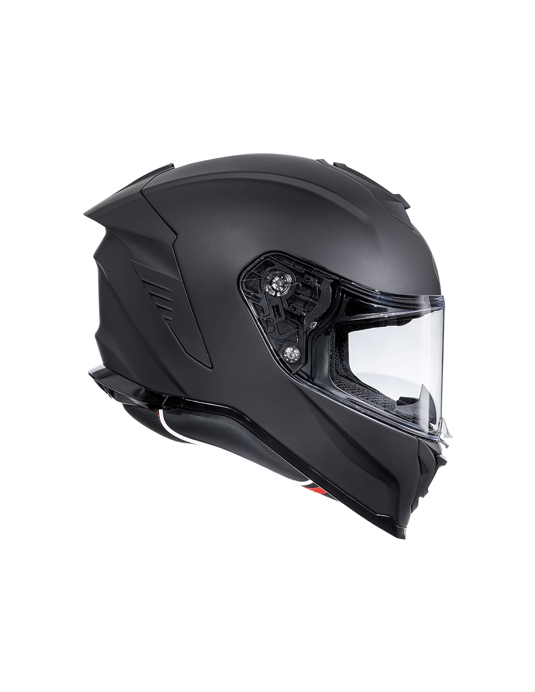Premier Hyper matte black full-face motorcycle helmet with sleek design and visor.