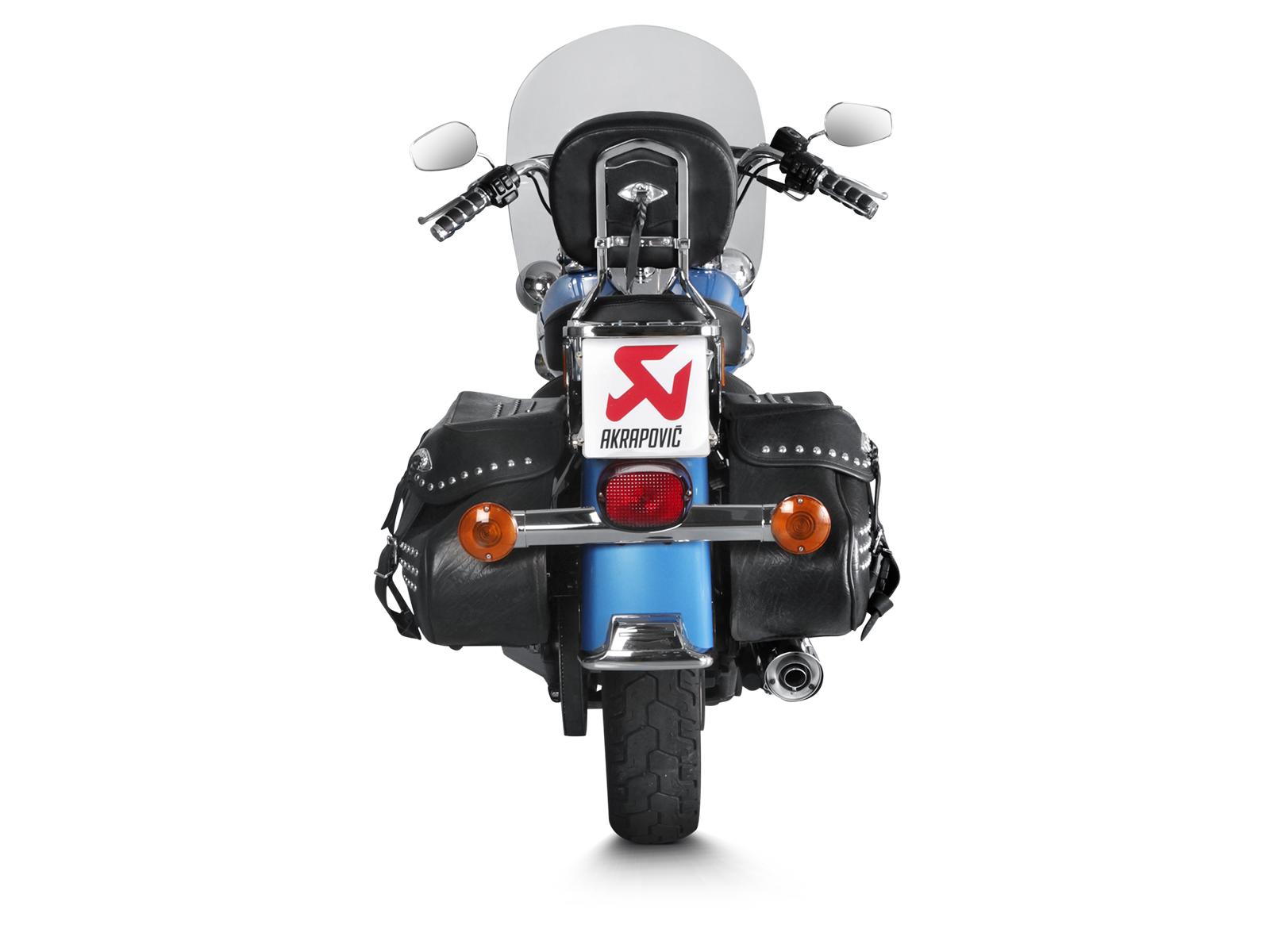 AKRAPOVIC TERMINALE CROMATO HARLEY-DAVIDSON SOFTAIL VARI MODELLI 2007-16 - AKRAPOVIC immagine 4