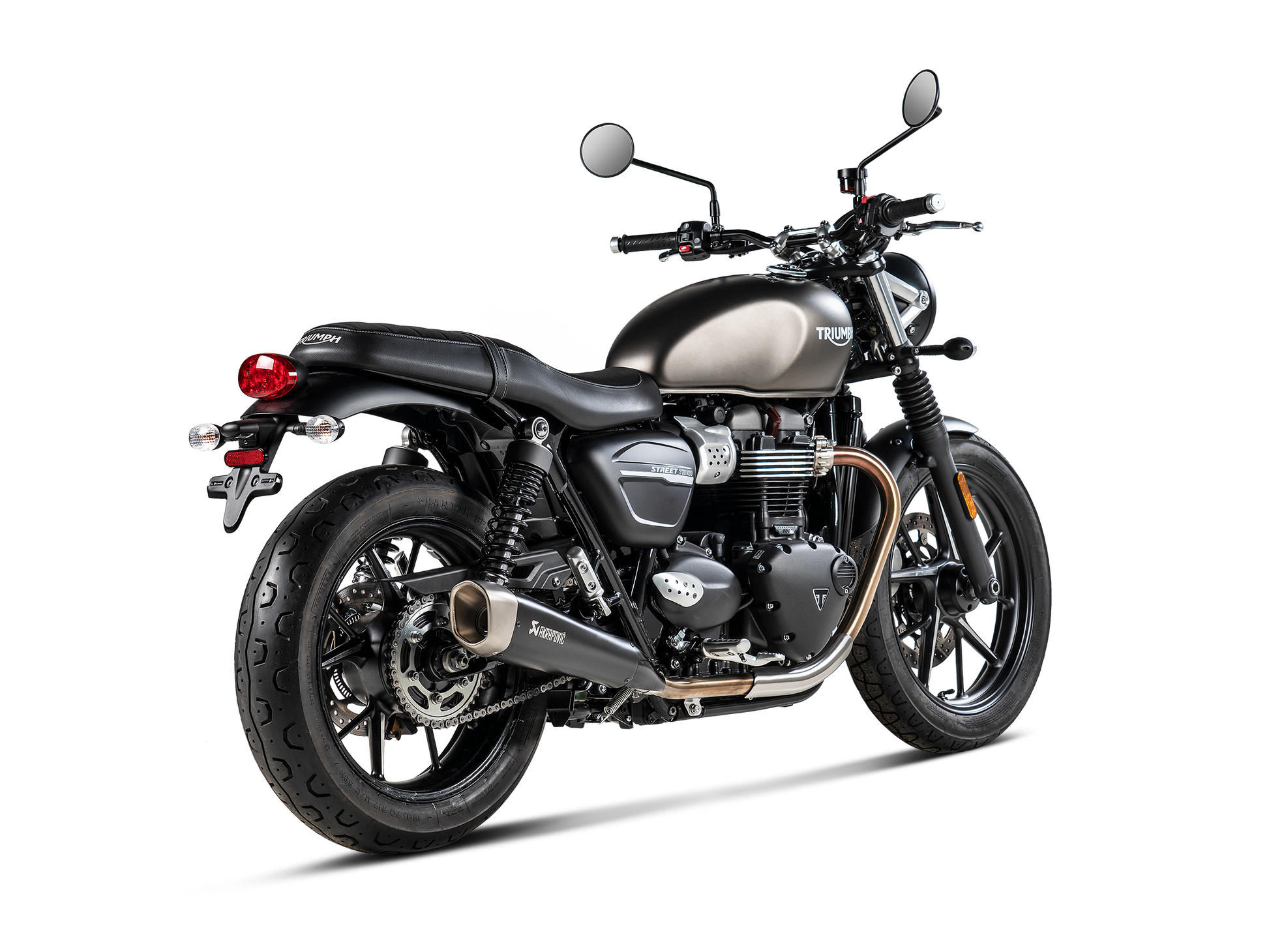 AKRAPOVIC TERMINALE TITANIO TRIUMPH STREET TWIN 2016-20 - AKRAPOVIC immagine 3