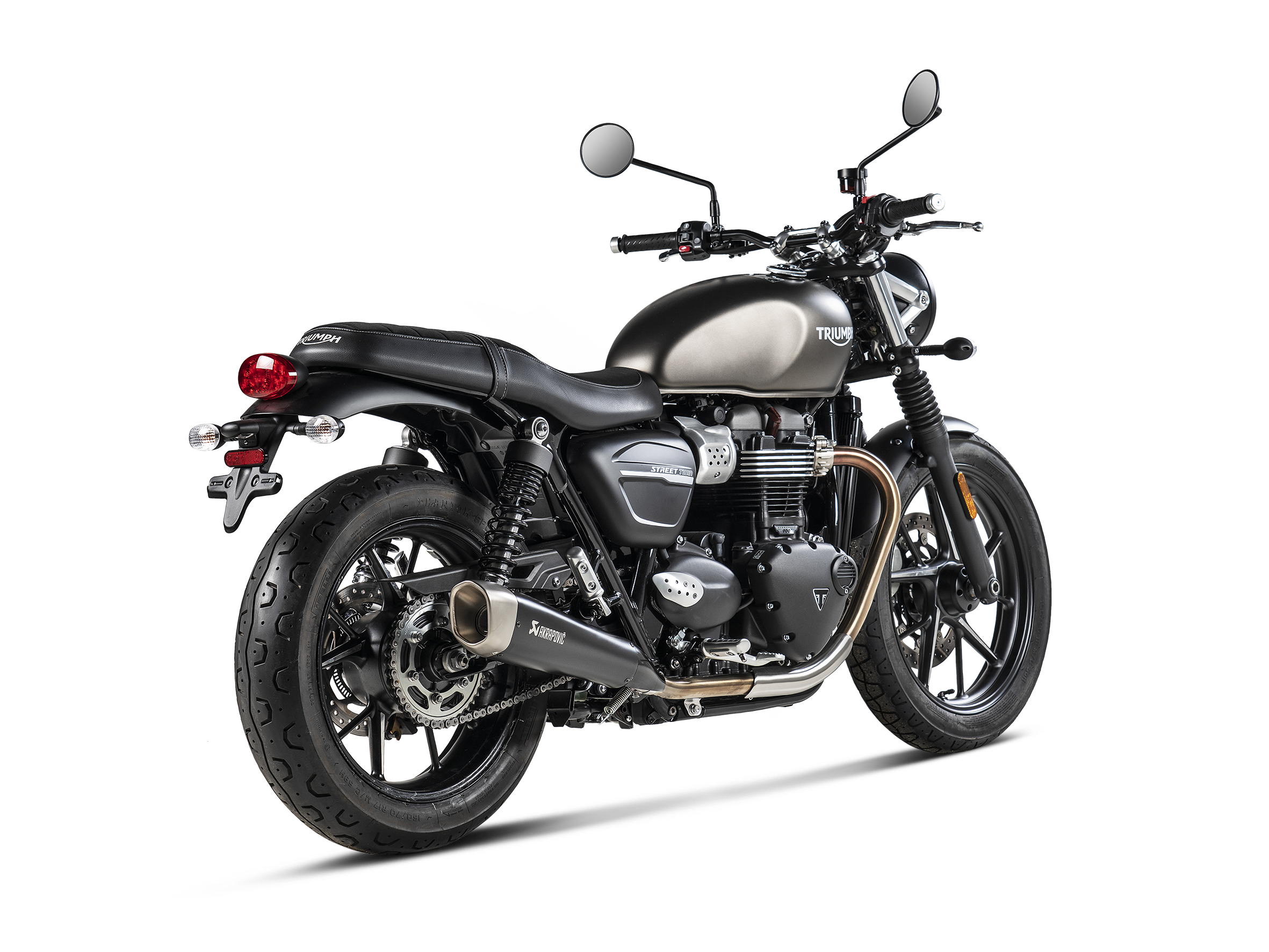 AKRAPOVIC TERMINALE TITANIO TRIUMPH STREET TWIN 2016-20 - AKRAPOVIC immagine 3