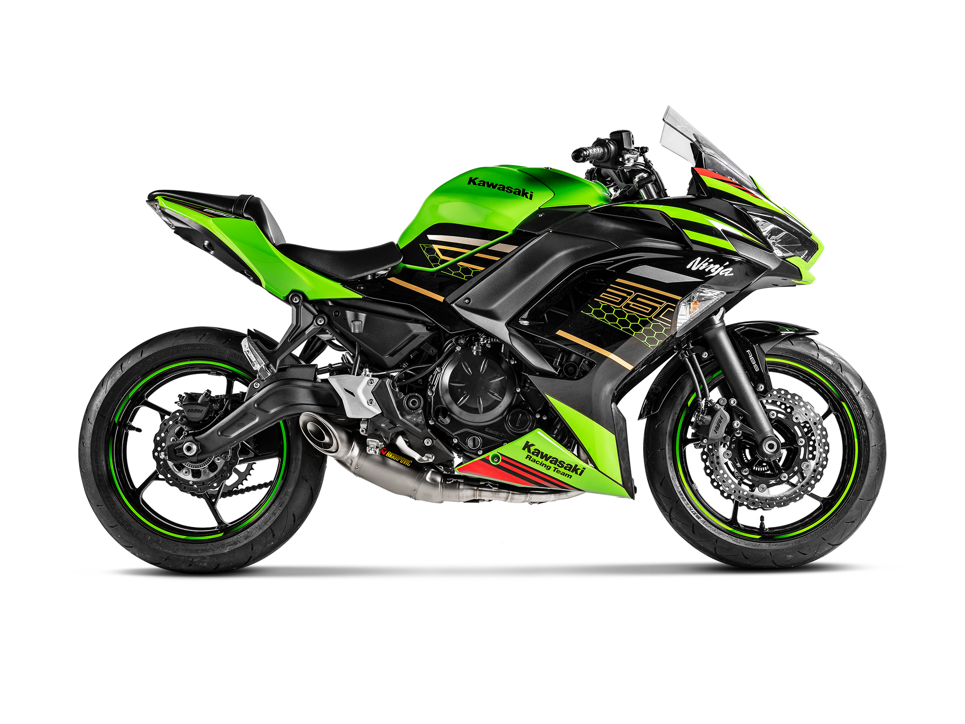AKRAPOVIC TERMINALE TITANIO RACING KAWASAKI NINJA 650 Z650 2017-26 - AKRAPOVIC immagine 2