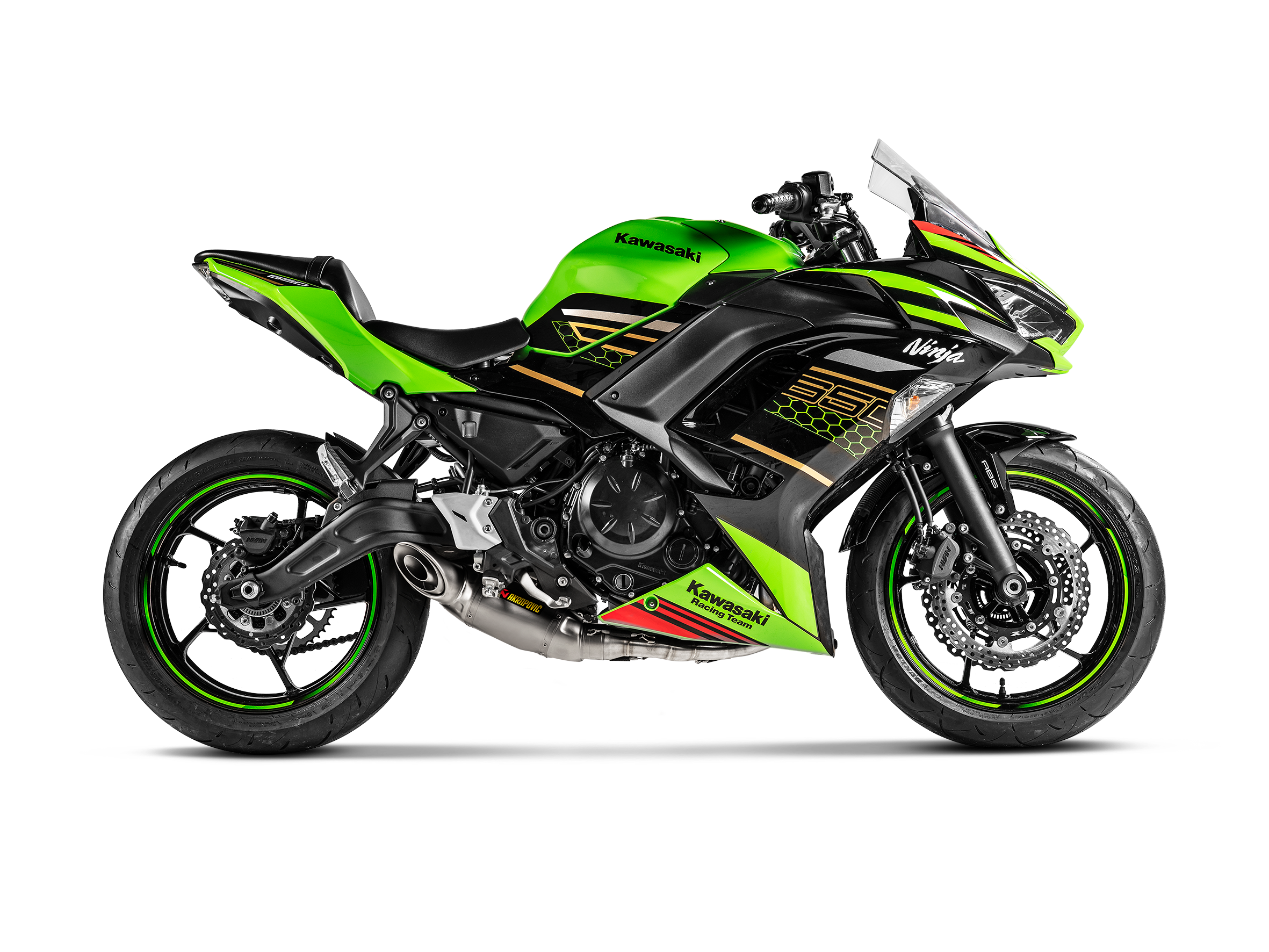 AKRAPOVIC TERMINALE TITANIO RACING KAWASAKI NINJA 650 Z650 2017-26 - AKRAPOVIC immagine 2