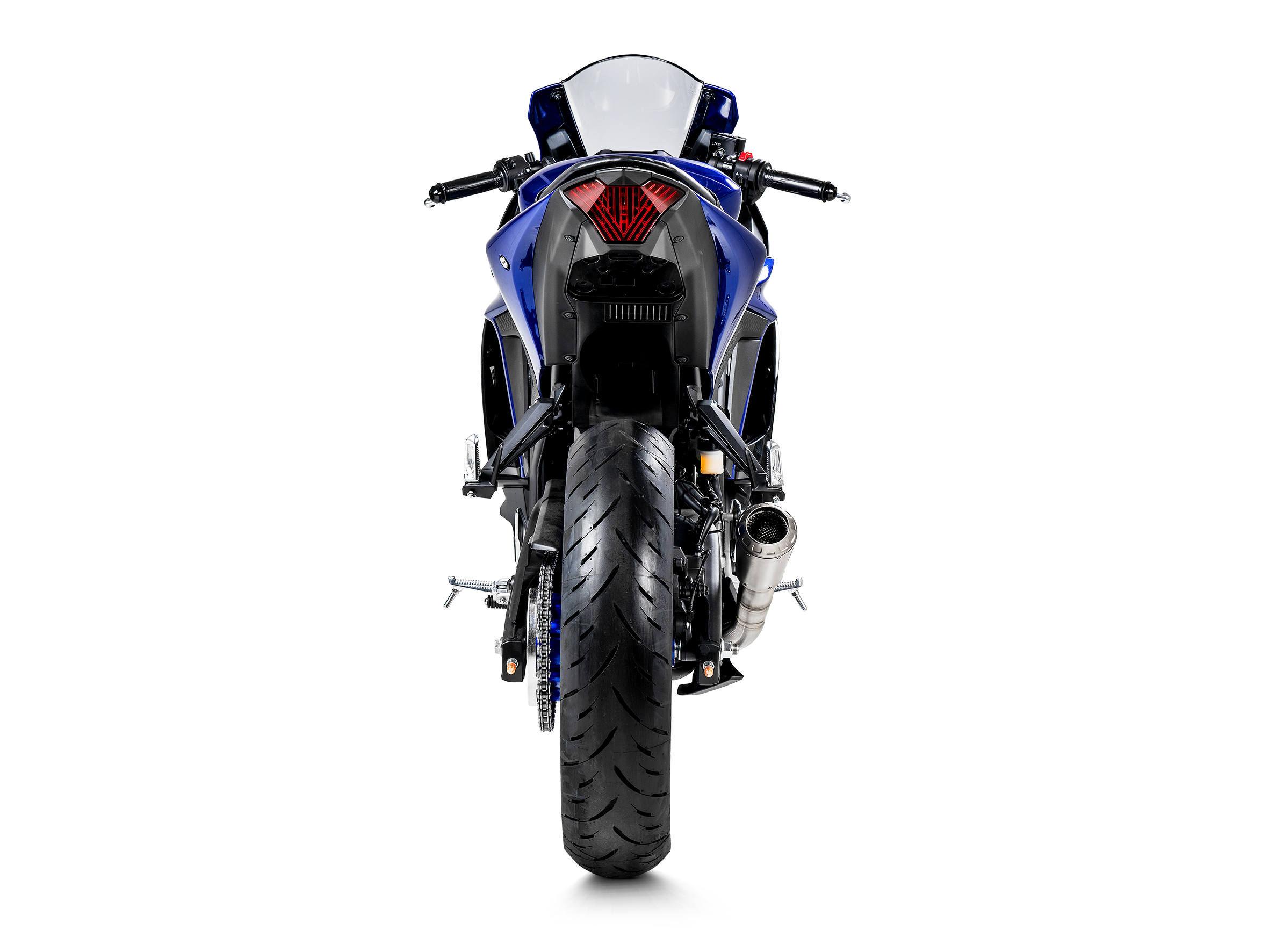 AKRAPOVIC TERMINALE ACCIAIO INOX RACING YAMAHA YZF-R3 2014-21 - AKRAPOVIC immagine 4