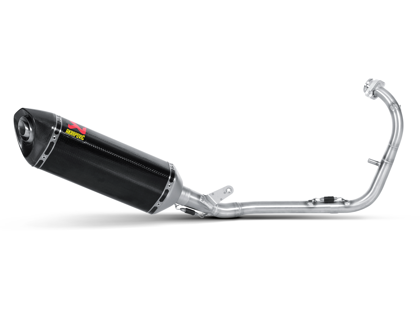 AKRAPOVIC TERMINALE CARBONIO RACING YAMAHA YZF R125 2008-13 - AKRAPOVIC