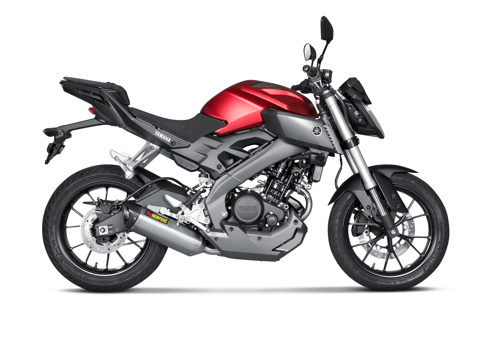 AKRAPOVIC SCARICO COMPLETO TITANIO RACING YAMAHA MT 125 YZF R125 2014-18 - AKRAPOVIC immagine 4