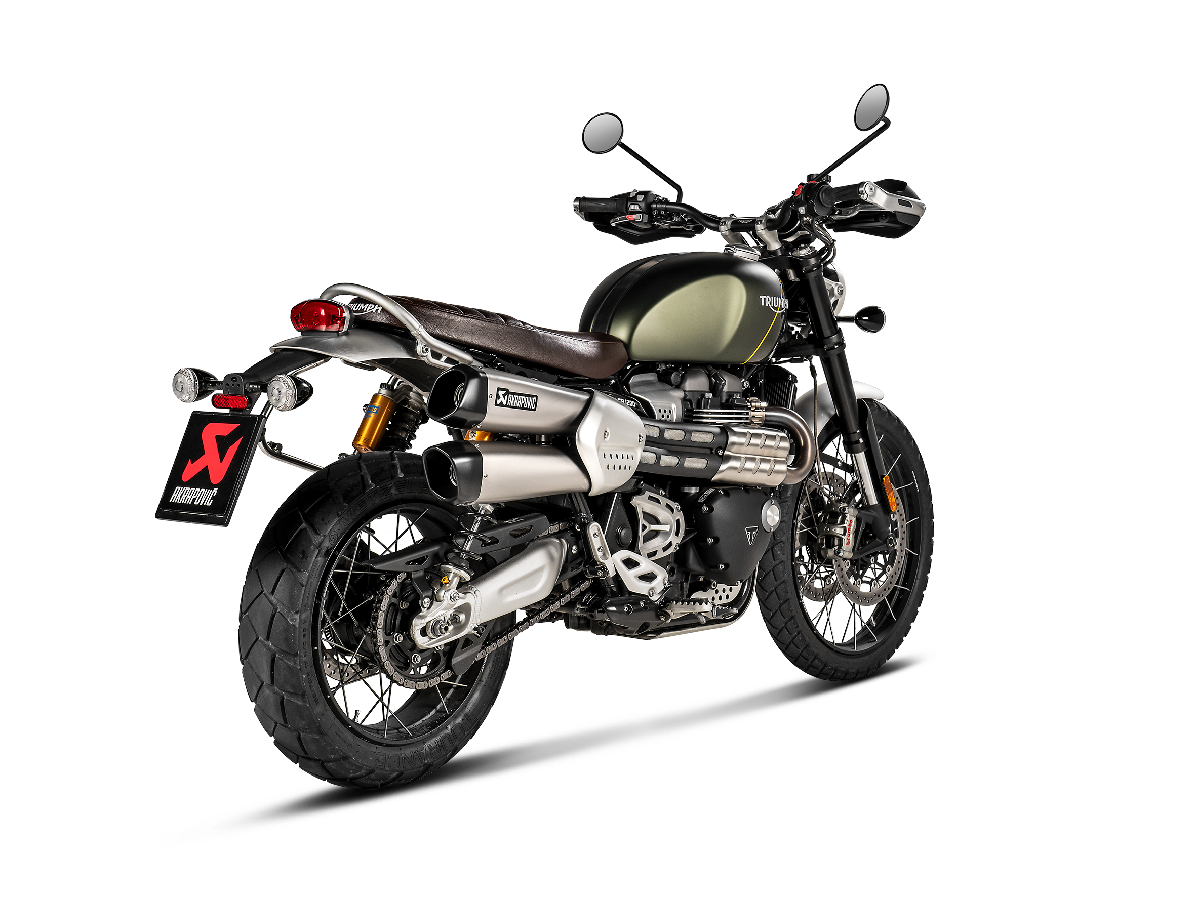 AKRAPOVIC TERMINALE TITANIO TRIUMPH SCRAMBLER 1200 2019-20 - AKRAPOVIC immagine 3