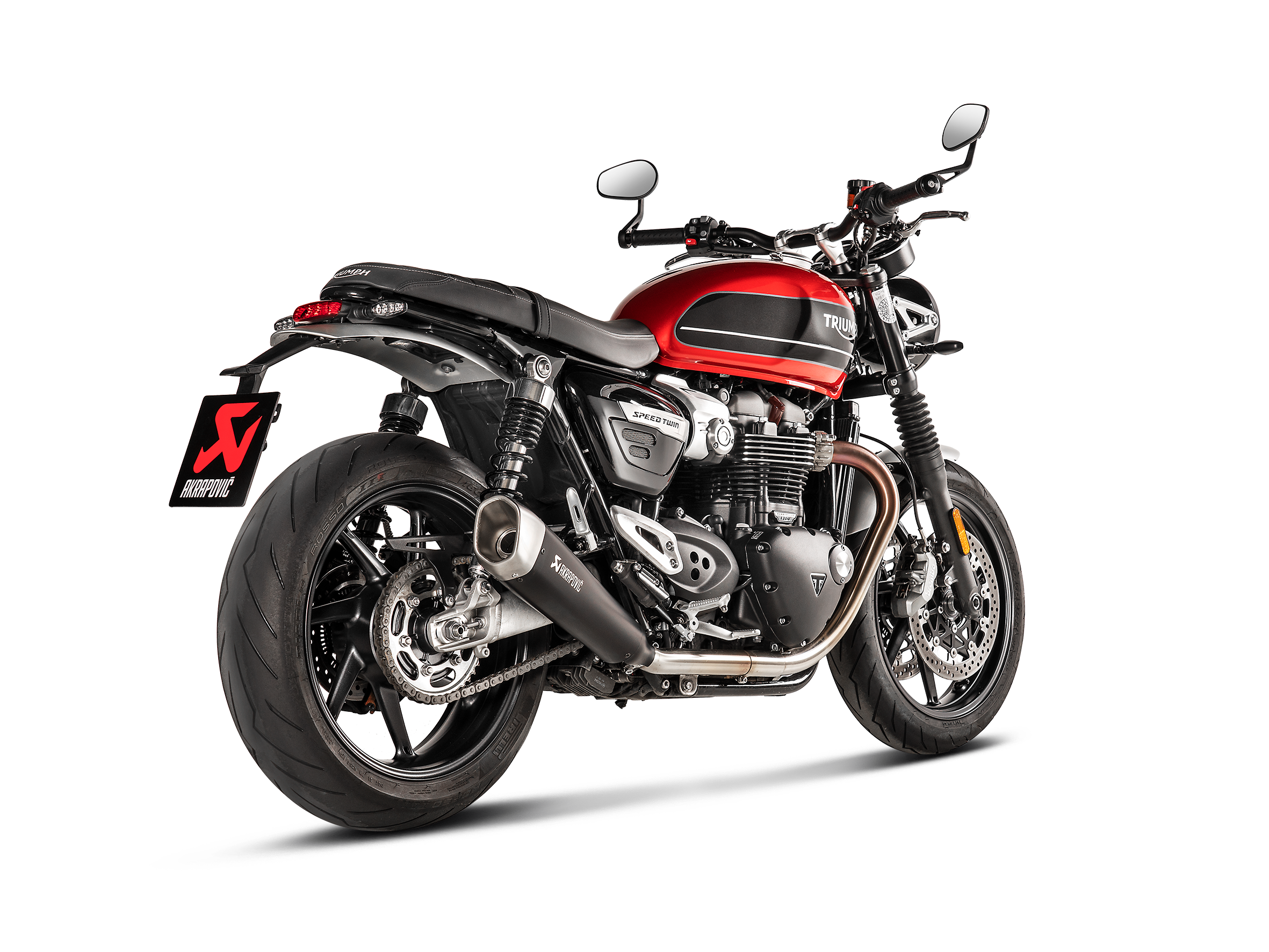 AKRAPOVIC TERMINALE TITANIO UNIVERSALE SPEED TWIN THRUXTON 1200 / R / RS 2016-20 - AKRAPOVIC immagine 3