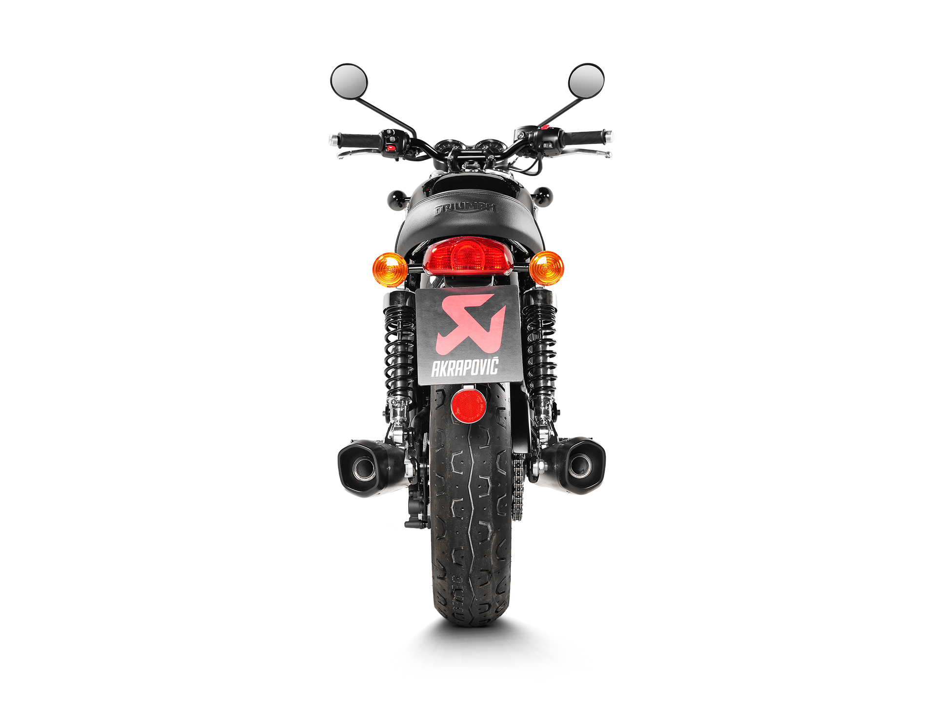 AKRAPOVIC TERMINALE TITANIO TRIUMPH BONNEVILLE T100 2016-20 - AKRAPOVIC immagine 4