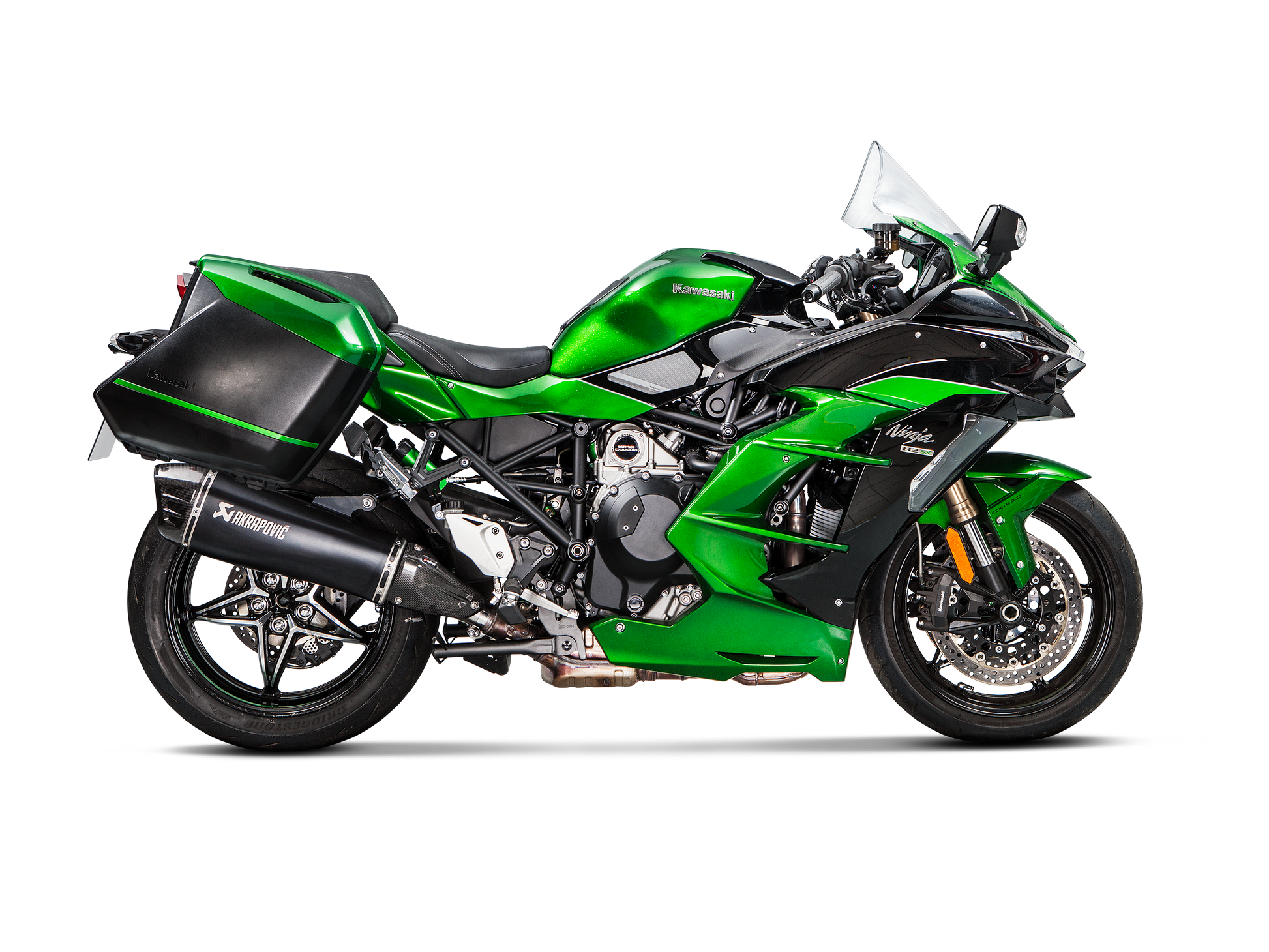 AKRAPOVIC TERMINALE TITANIO KAWASAKI NINJA H2 SX 2018-20 - AKRAPOVIC immagine 3