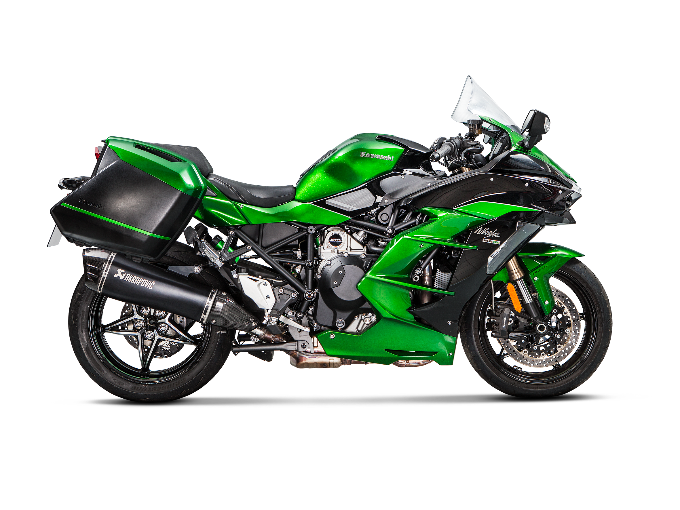 AKRAPOVIC TERMINALE TITANIO KAWASAKI NINJA H2 SX 2018-20 - AKRAPOVIC immagine 3