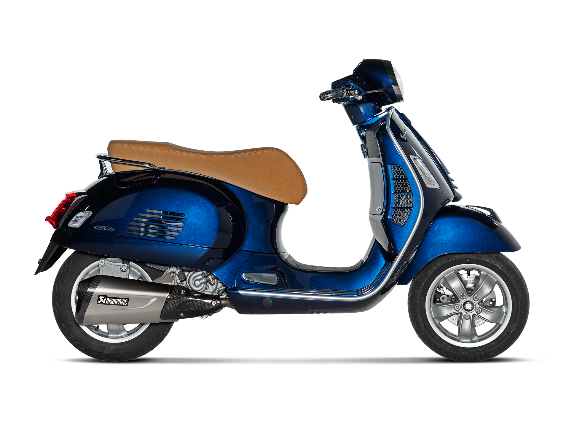 AKRAPOVIC TERMINALE ACCIAIO INOX VESPA GTS SUPER 300 / SEI GIORNI / TECH 2021-24 - AKRAPOVIC immagine 2