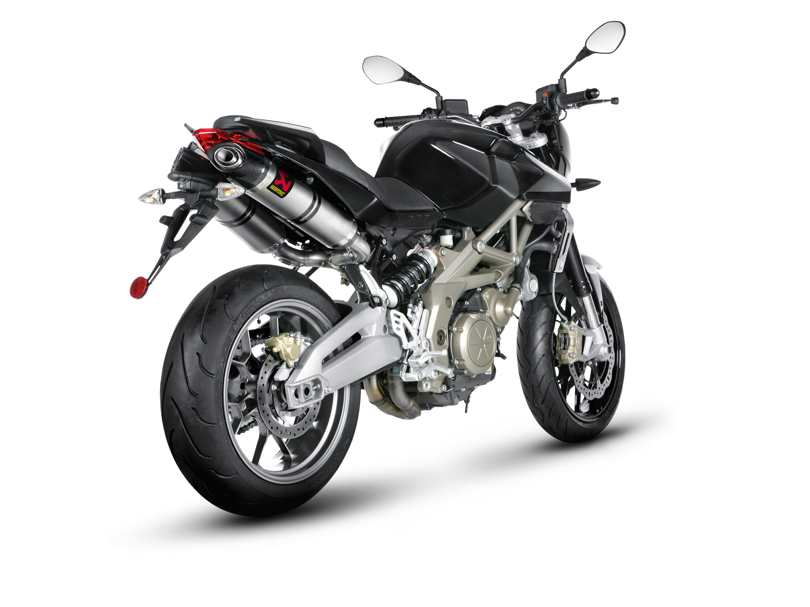 AKRAPOVIC TERMINALE TITANIO APRILIA SHIVER 750 / GT 2010-16 - AKRAPOVIC immagine 2