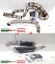 SCARICO COMPLETO Ø70mm CARBONIO RACING TERMIGNONI DUCATI 848 2008 - 10