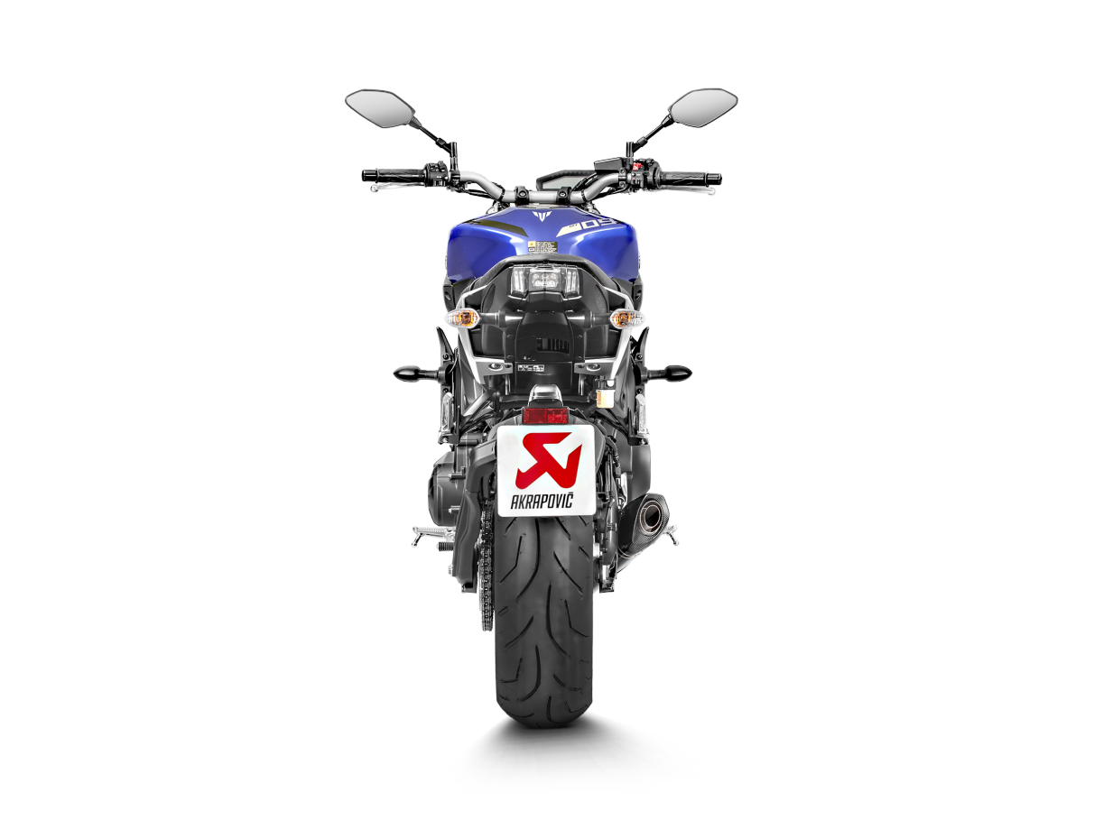 AKRAPOVIC TERMINALE CARBONIO RACING YAMAHA MT 09 / FZ 09 XSR 900 2014-21 - AKRAPOVIC immagine 4
