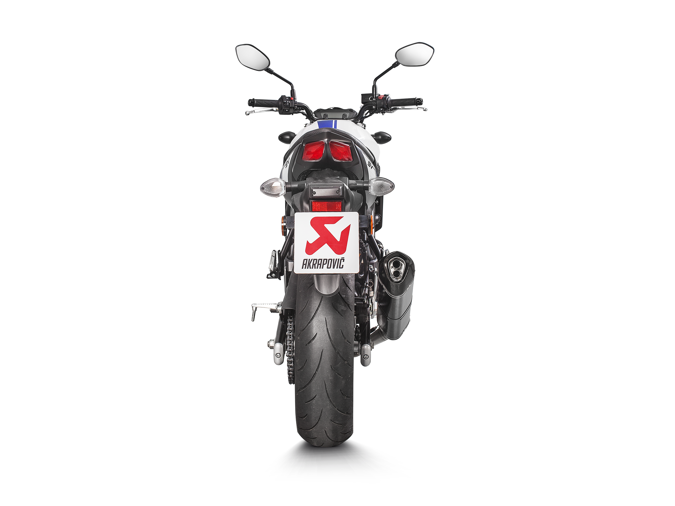 AKRAPOVIC TERMINALE CARBONIO SUZUKI SV 650 SV 650 X 2016-23 - AKRAPOVIC immagine 4