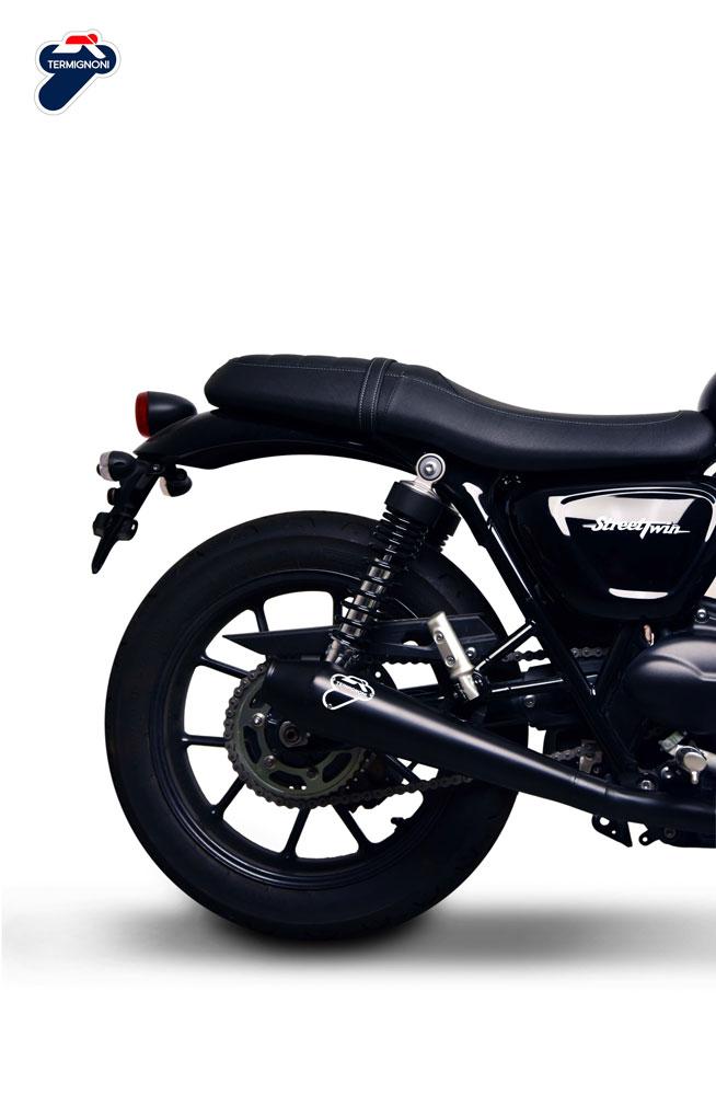 COMPLETE EXHAUST TERMIGNONI RACING CONICAL STEEL BLACK TRIUMPH STREET TWIN 16 20