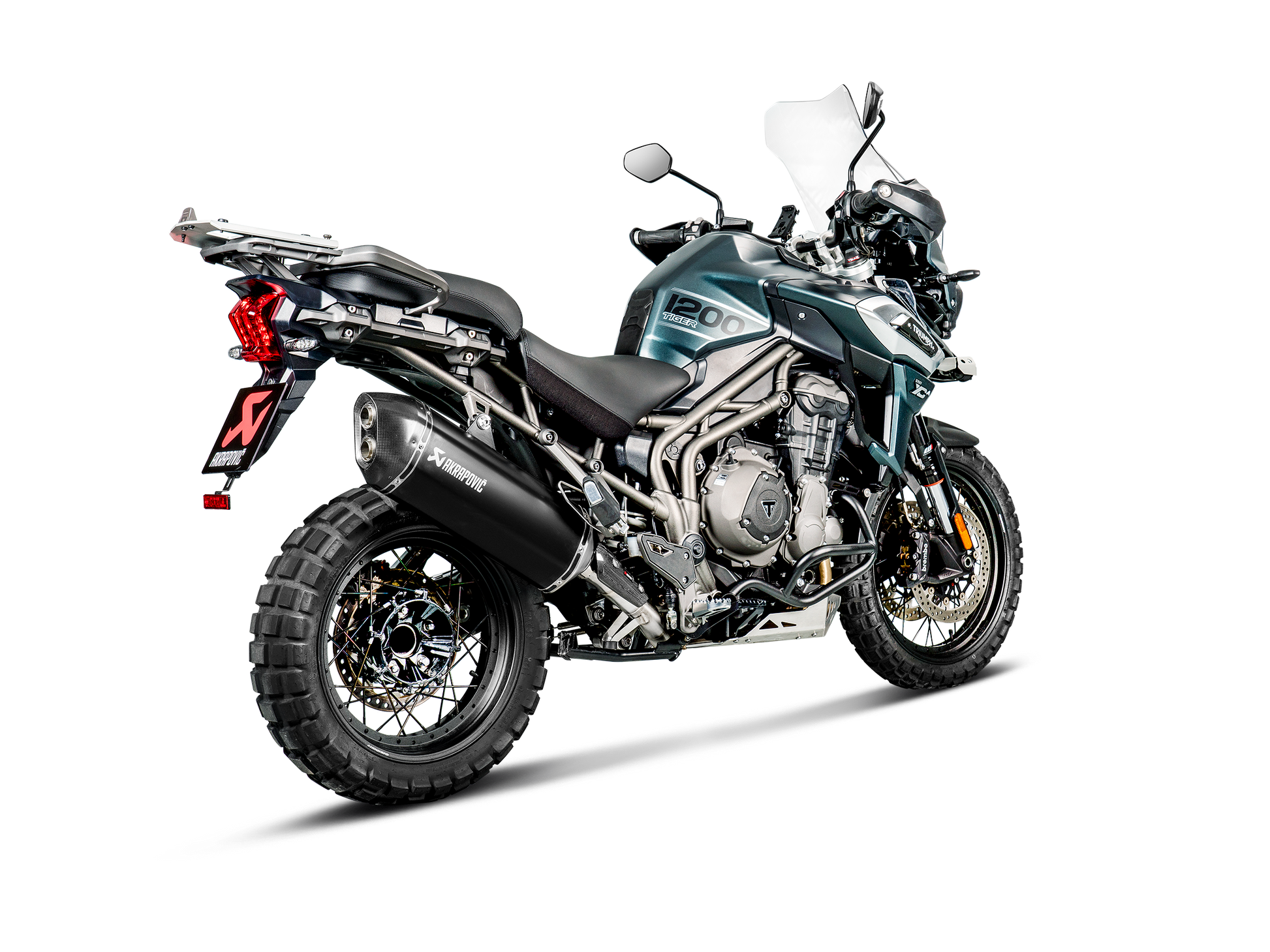 AKRAPOVIC TERMINALE TITANIO TRIUMPH TIGER 1200 XR / XRX / XRT / XCX / XCA 2018-2 - AKRAPOVIC immagine 3