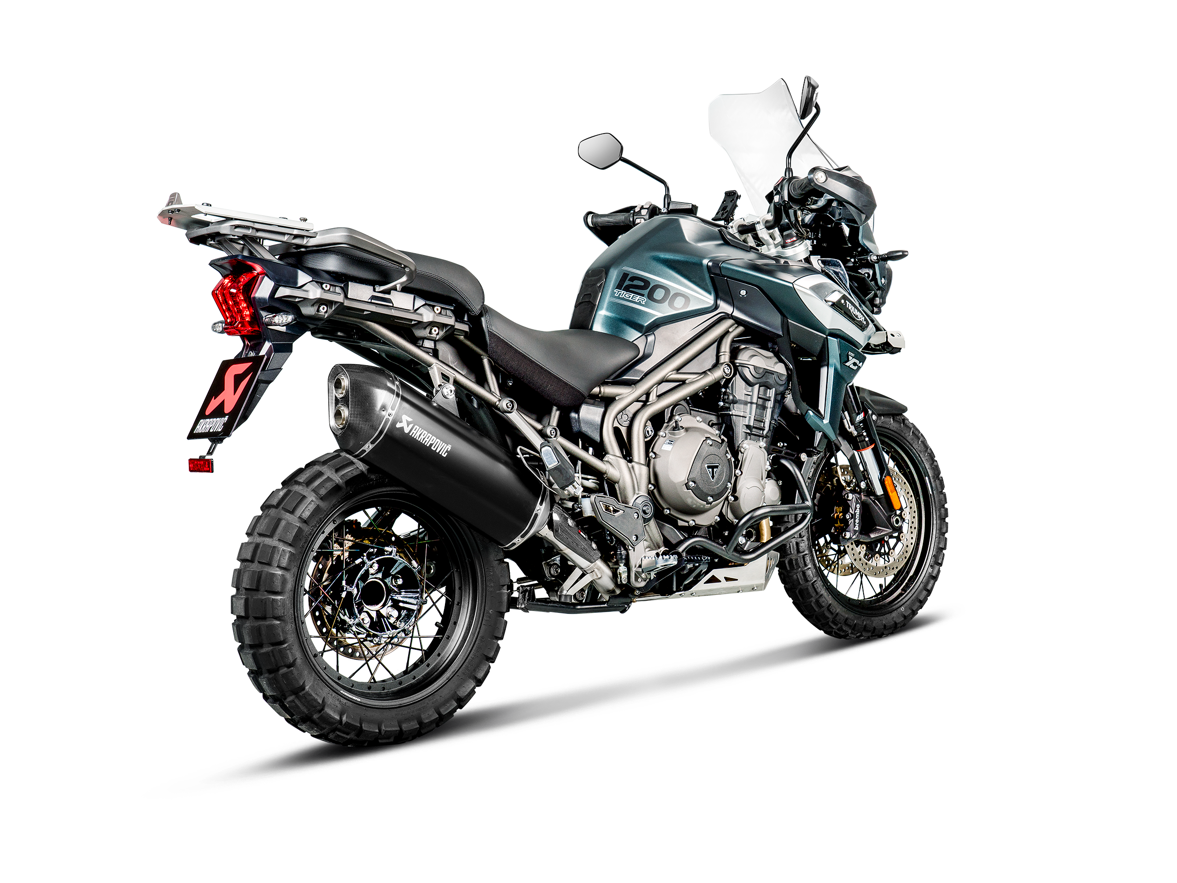 AKRAPOVIC TERMINALE TITANIO TRIUMPH TIGER 1200 XR / XRX / XRT / XCX / XCA 2018-2 - AKRAPOVIC immagine 3
